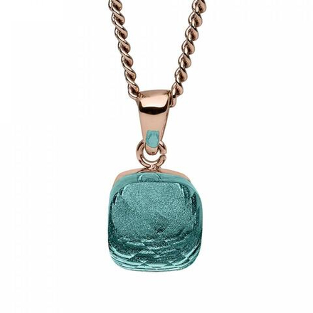 Колье Qudo Firenze blue apatite 400032.1 BL/RG