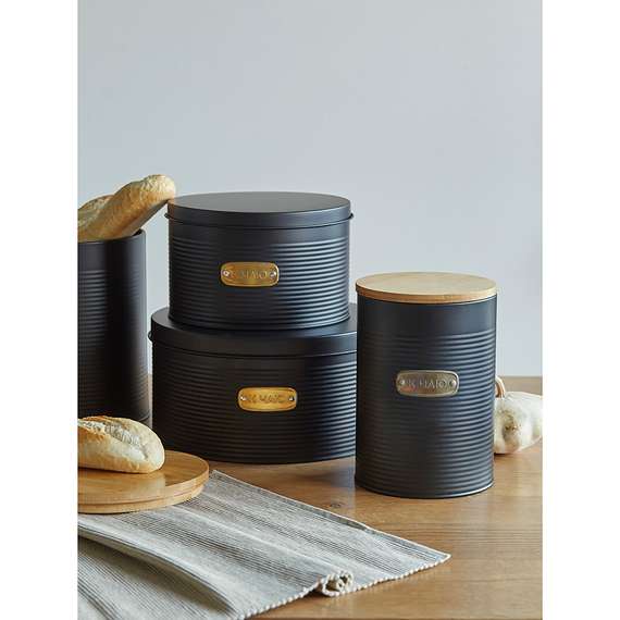 Набор банок для хранения сладостей irmel, графит, 2 шт.