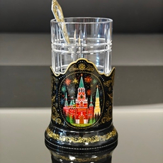 Чайный набор "Москва. Кремль" (Ручная роспись Палех)