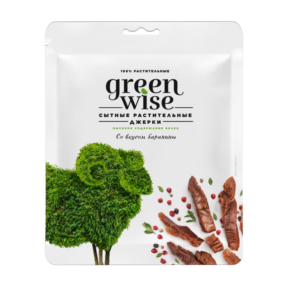 Джерки со вкусом баранины Greenwise, 36 г