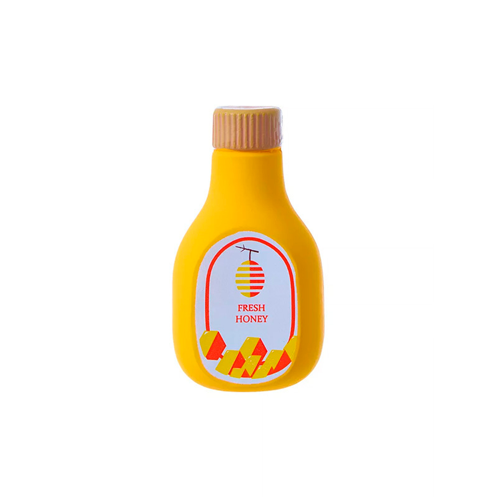 Игрушка ZooOne L-459 для собак "Бутылочка Мёд" из латекса 8,5см