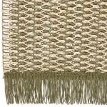 Салфетка на стол 30*45см «Бохо» плетеная, зеленая