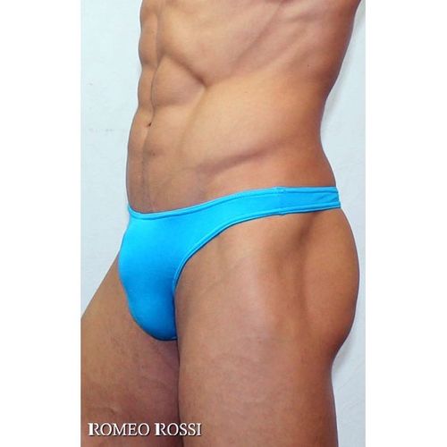 Мужские трусы стринги бирюзовые Romeo Rossi Dream String RR1005-10