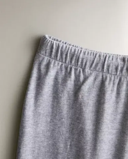 ZARA HOME ХЛОПКОВЫЕ ПИЖАМНЫЕ БРЮКИ, СЕРЫЙ
