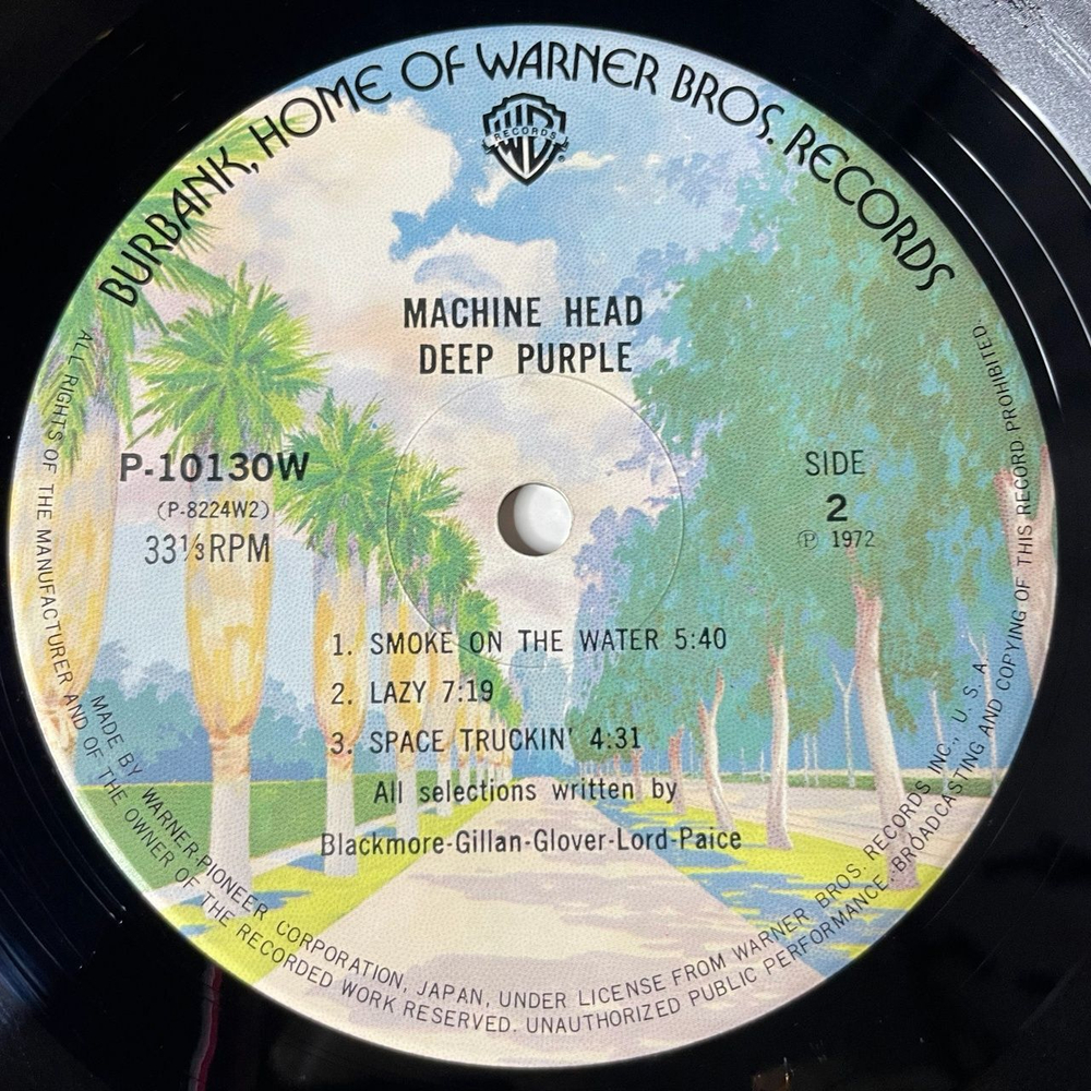 Винтажная виниловая пластинка LP Deep Purple Machine Head (Japan 1976) (Obi) Highway Star