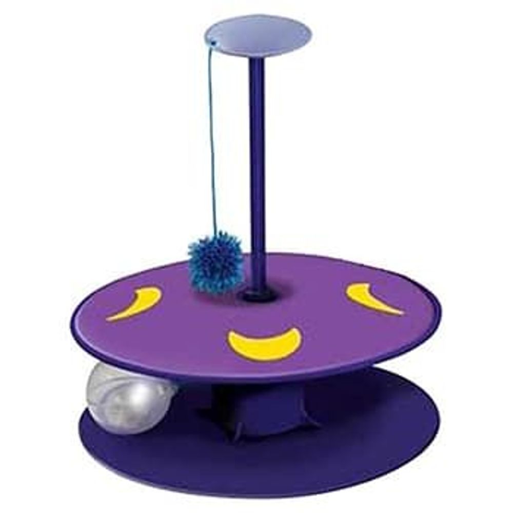 Petstages игрушка для кошек "Трек с мигающим мячиком"