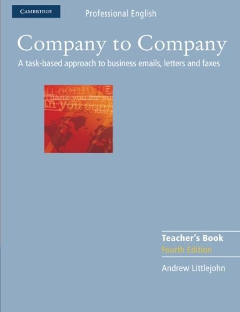 Company to Company Teacher&#39;s Book