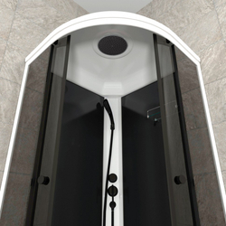 Душевая кабина Triton Грэй В 90x90 (черный)