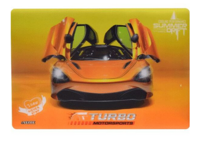 Покрытие настольное для лепки 3D " Turbo" 33x23 см, пластик. 600 мкм, с цвет. рис.,(deVENTE)