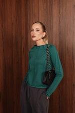 Джемпер тонкой вязки из хлопка