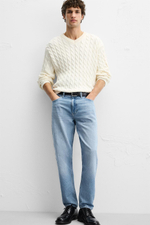 Джинсы tapered slim fit