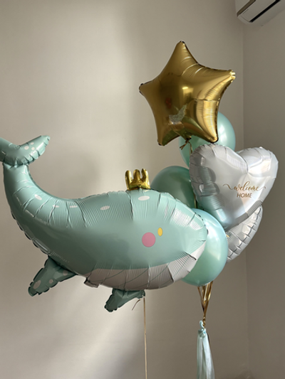 Набор на Выписку Мальчика 17 голубой кит