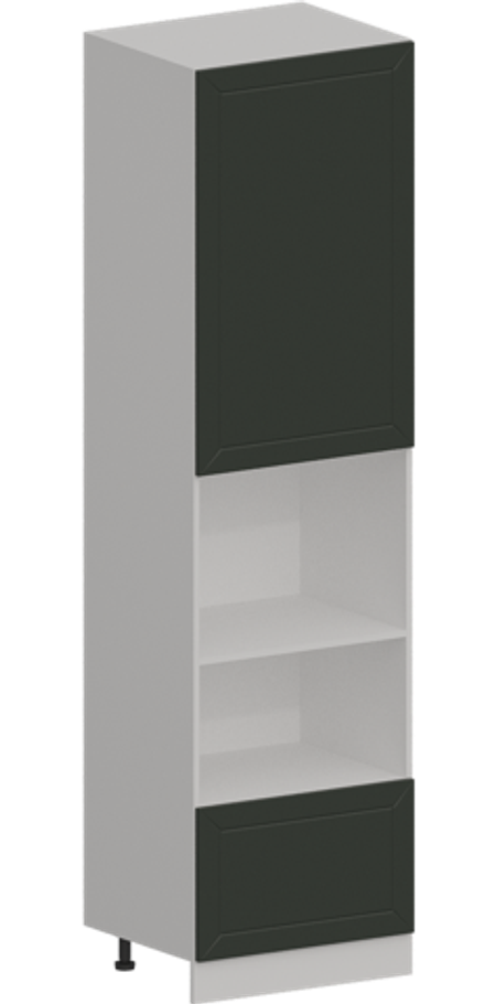 Кухня Модуль ШП 606М Белый / Насыщенно-зеленый