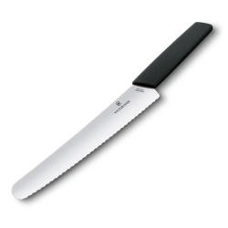 Victorinox Нож Swiss Modern 22см с зубцами черный