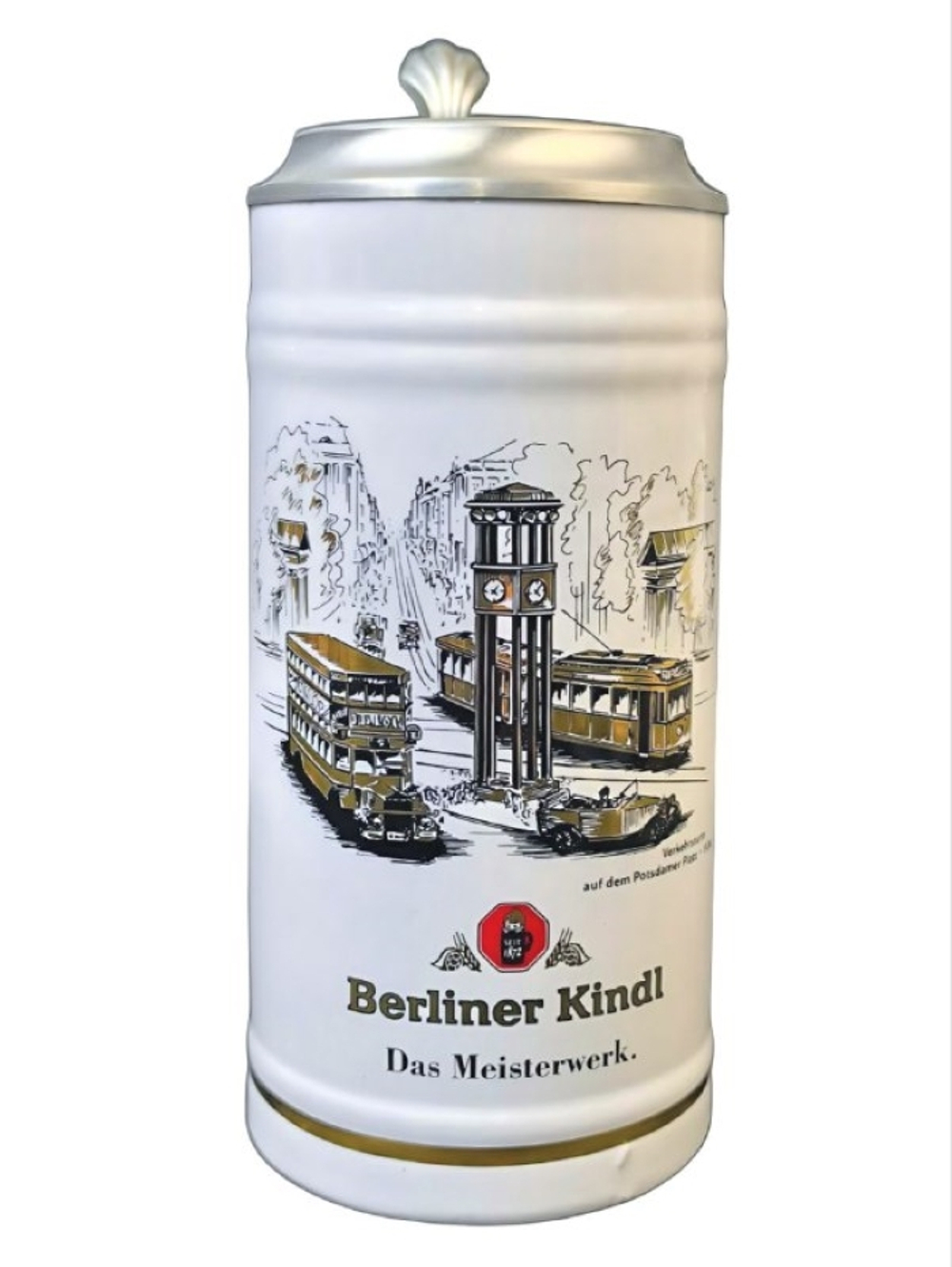 Кружка пивная "Berliner Kindl" Германия