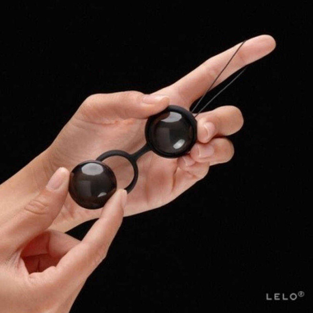 Элегантные вагинальные шарики Luna Beads Noir (Цвет: черный)