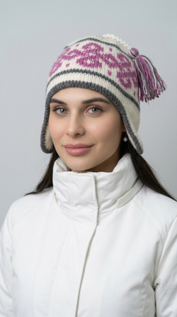 Шапка ШП214-05 сиреневая