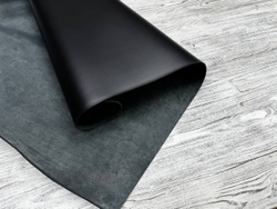 Ragona Nero (1,3-1,5 мм), цв. Черный, натуральная кожа