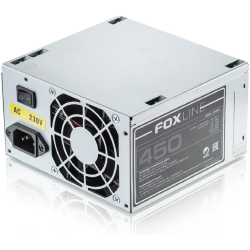 Блок питания Блок питания Foxline FZ450 450W, ATX, NOPFC, 80FAN, 2xSATA, 2xPATA, 1xFDD, 24+4