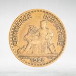 France, 1 Franc 1925 - Chambers of Commerce, VF