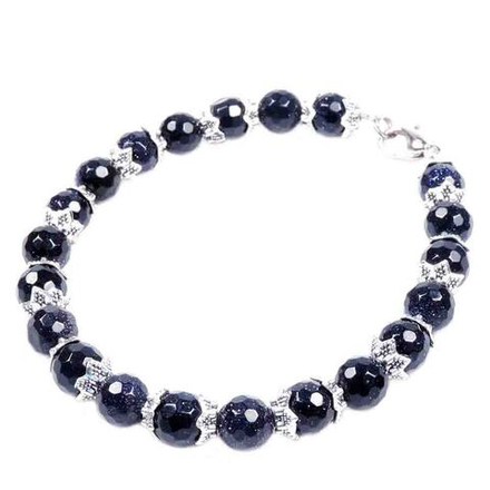 Браслет "Аваланш 8" авантюрин синий