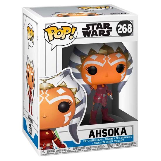 Фигурка Funko POP! Bobble Star Wars Clone Wars Ahsoka (268) 32956 / Фигурка Фанко ПОП! по мотивам вселенной "Звёздные войны", Асока Тано