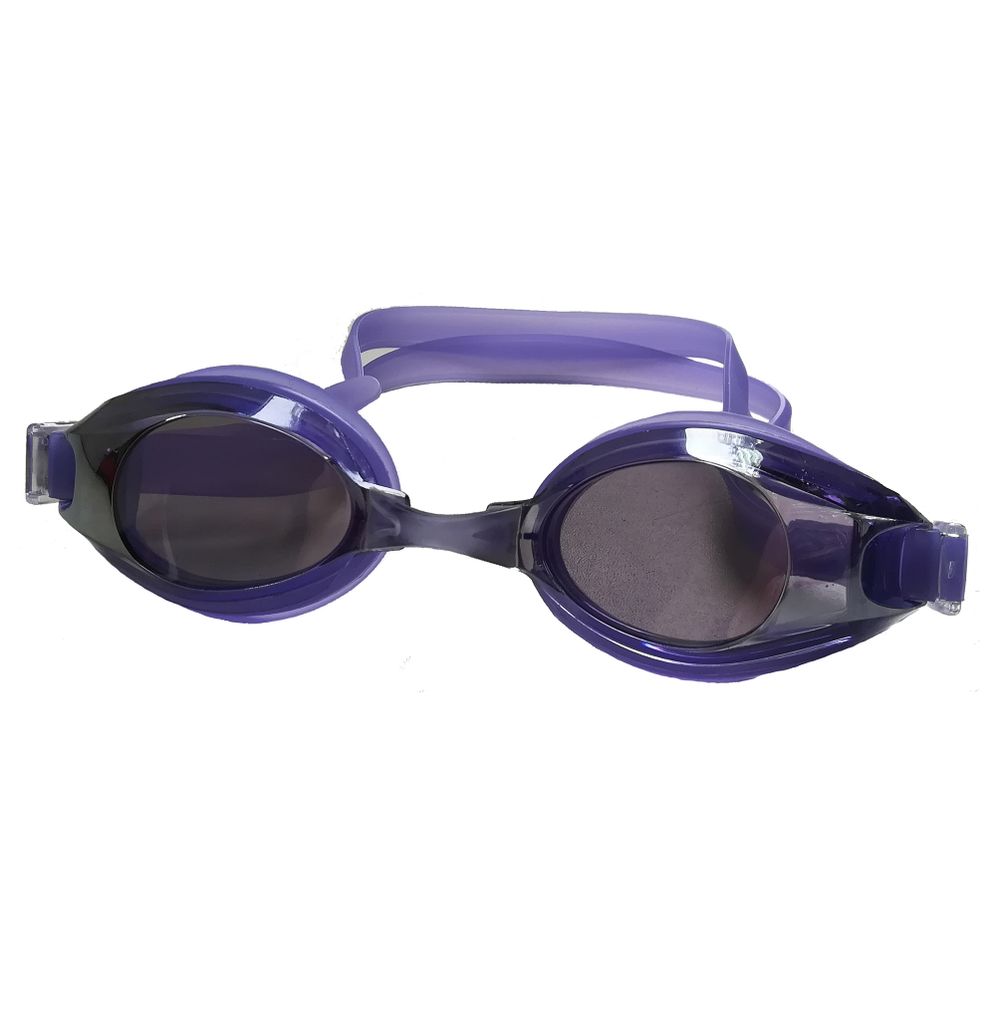 Очки для плавания Diapolo фиолетовые с прозрачными линзами
