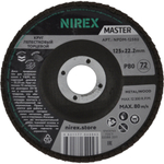 Диск лепестковый NIREX Master 125*22.2 P80 NPDM-12580