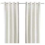 Комплект штор IKEA MERETE (МЕРЕТЕ), Белый, 145x250 см, 2 шт
