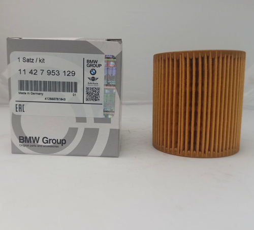 Фильтр масляный 11427953129 для BMW 3-series, 5-series, 6-series, X1, X3, X5, X6