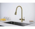 Смеситель для кухни Paulmark Lange La214212-G золото