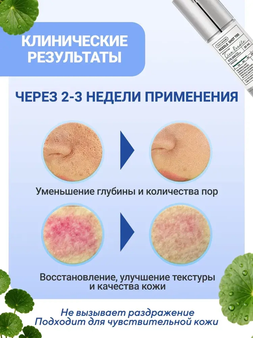 VTCOSMETICS REEDLE SHOT 700 Ночная бустер-сыворотка с микроиглами 30 мл