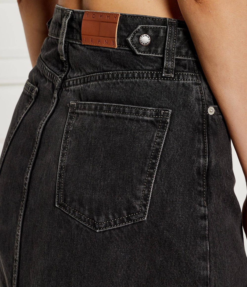 Джинсовая юбка Tommy Jeans - серый(DW0DW20554)