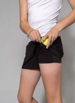 Шорты для девочек Girl's Performance Court Shorts - 2 in 1 With Ball Pockets (Black 222J303999)
