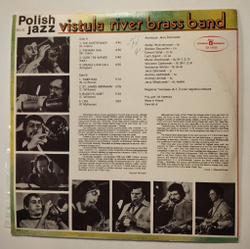 Винтажная виниловая пластинка LP Vistula River Brass Band Entertainer (Польша 1977)