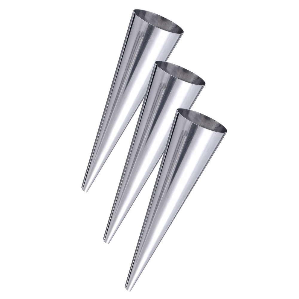 Набор кулинарных конусов для рожков 3шт 12*3,3см