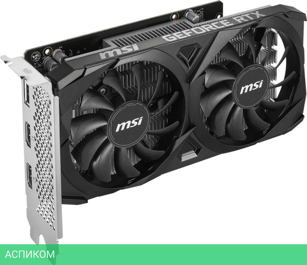Видеокарта MSI GeForce RTX 3050 Ventus 2X E 6G OC (912-V812-055)