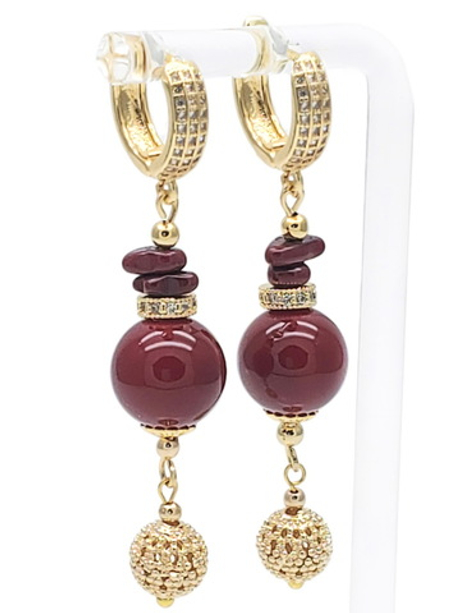 91002059 Серьги Selena Pearls