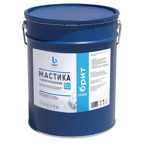 Мастика гидроизоляционная Брит Изоляция-Р 25 л