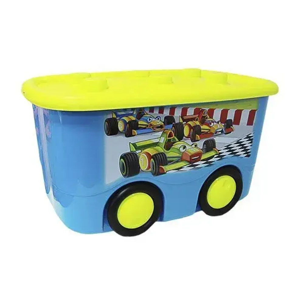 Ящик для игрушек МОБИ Бирюзовый 0,32,415х0,6м (комплект 3 шт)