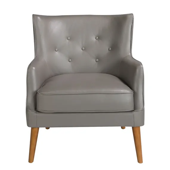 Мягкое кожаное кресло 5085/A978-M5655 с обивкой капитоне