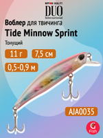 Воблер DUO Tide Minnow Sprint 75 S, CPA3512 Inakko Lime Chart
