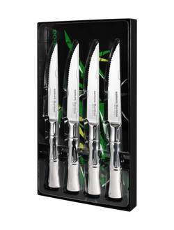 Набор из 4 ножей для стейка Samura Bamboo SBA-0031S