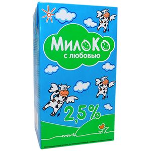 МОЛОКО 2.5% 950МЛ МИЛОКО