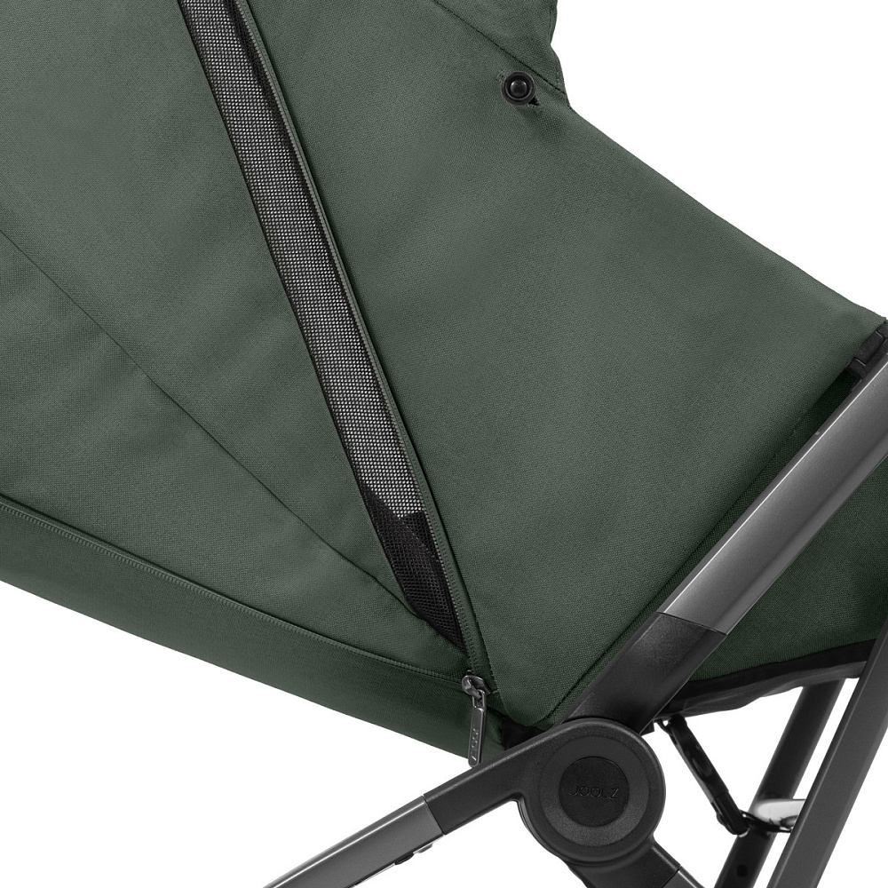 Детская прогулочная коляска Joolz Aer 2 с бампером и реверсивным блоком Forest Green