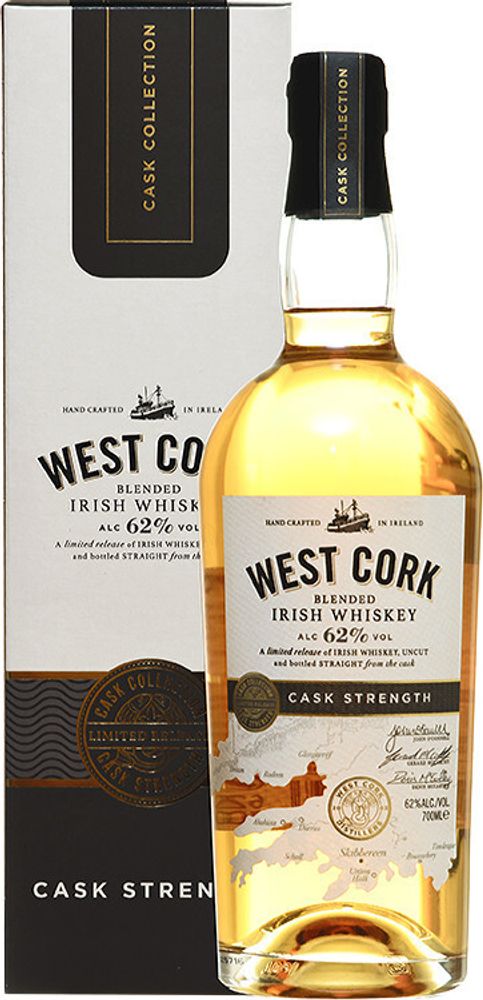 Виски West Cork Cask Strength, 0.7 л