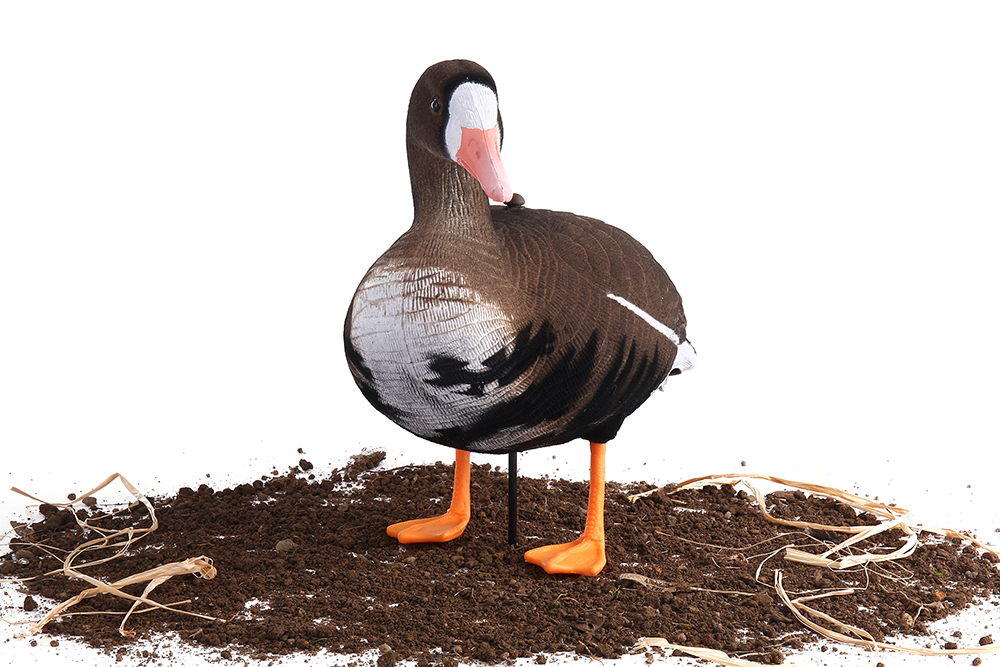 Белолобый гусь Softplast 3D ЖИВОЕ ПЕРО мод. BS-3D-UV