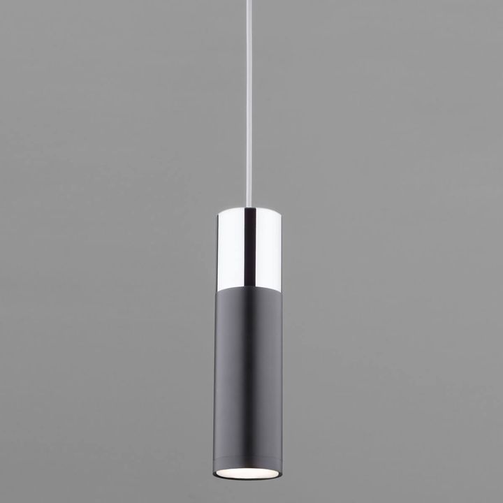 Подвесной светильник Eurosvet 50135/1 LED хром/черный
