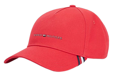 Теннисная кепка Tommy Hilfiger 1985 Downtown Cap Man - deep crimson