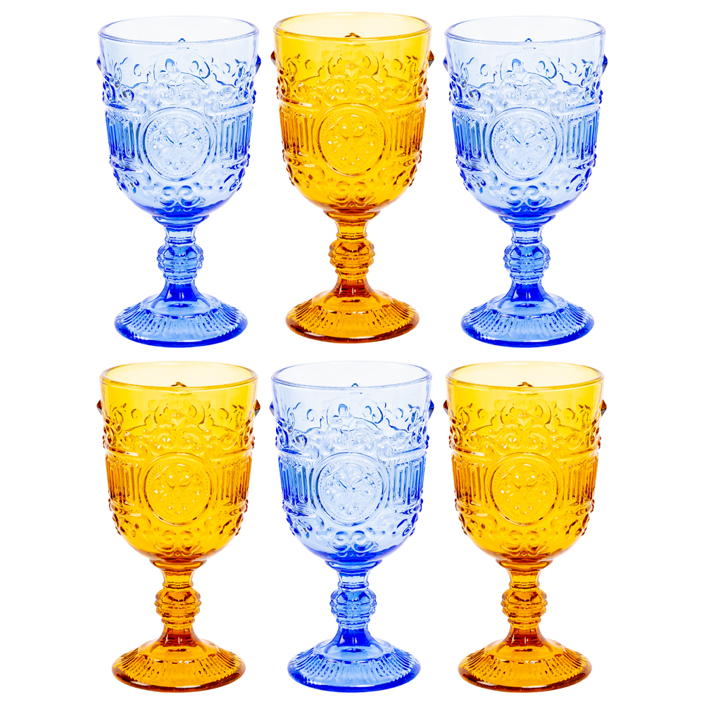 Набор бокалов 6шт 300мл Объект мечты Светский прием Бельведер 2 цвета OM-21091721